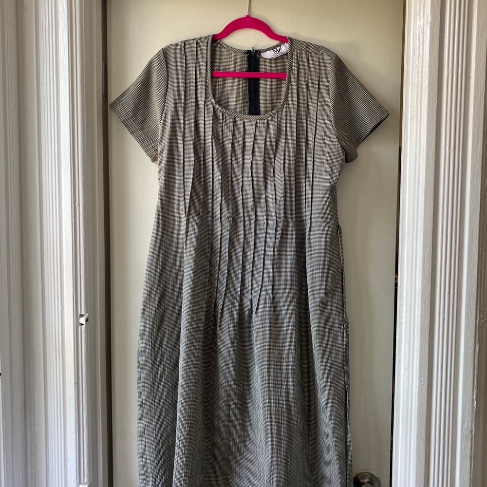 Vintage 1980s square neck sheath Dress